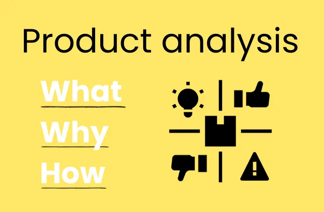 تحليل المنتج Product Analysis