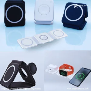 Foldable 3-in-1 Magnetic Wireless Charging Station