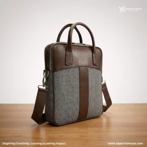 حقيبة لابتوب تون التنفيذية بلمسات جلدية