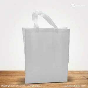 حقيبة قماشية بيضاء (غير منسوجة) اقتصادية